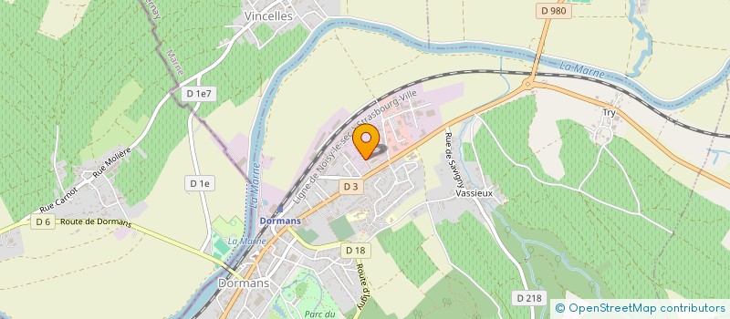 localisation de l'entreprise HYDRO-VITI  DORMANS