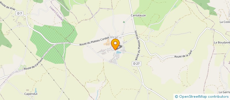 localisation de l'entreprise HYDRO3P SARL  VIRAC