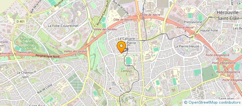 localisation de l'entreprise HYDROBACKUP à CAEN