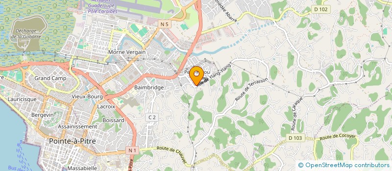 localisation de l'entreprise HYDROCARBURFOOT à LES ABYMES