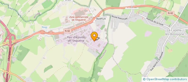 localisation de l'entreprise HYDROCASE  SAINT-MARTIN-BOULOGNE