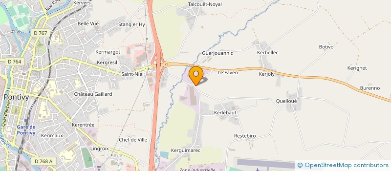 localisation de l'entreprise HYDROCLEAN à NOYAL-PONTIVY