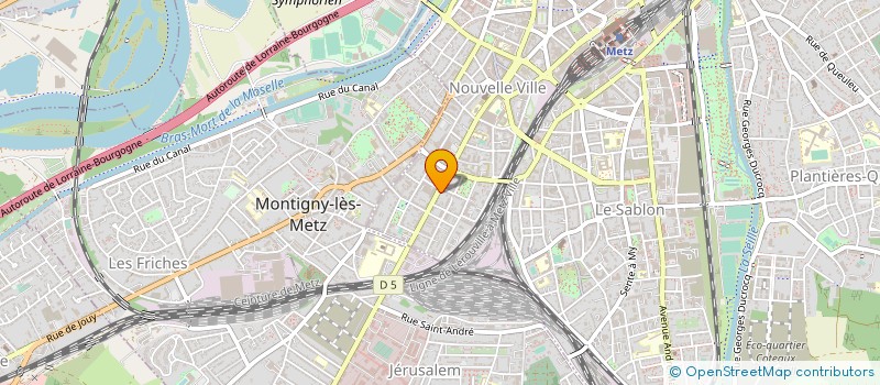 localisation de l'entreprise HYDROCLEAN ASSAINISSEMENT  METZ