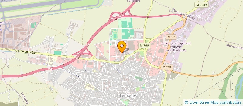 localisation de l'entreprise HYDROCONNECT à LEMPDES