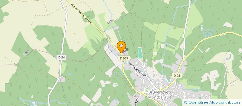 localisation de l'entreprise HYDROCUREUR.FR à BRUYERES-ET-MONTBERAULT