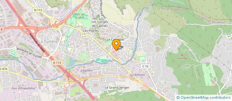 localisation de l'entreprise HYDROCYBER à VITROLLES