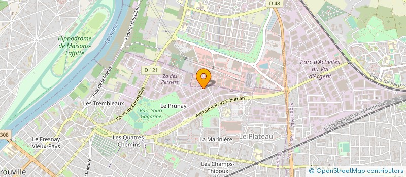 localisation de l'entreprise HYDROELEC INGENIERIE à CORMEILLES-EN-PARISIS