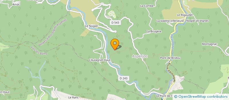 localisation de l'entreprise HYDROELECTRICITY & RENOUVELABLE ENERGY à VALLEES-D'ANTRAIGUES-ASPERJOC