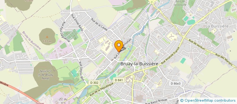 localisation de l'entreprise HYDROGARDEN à BRUAY-LA-BUISSIERE