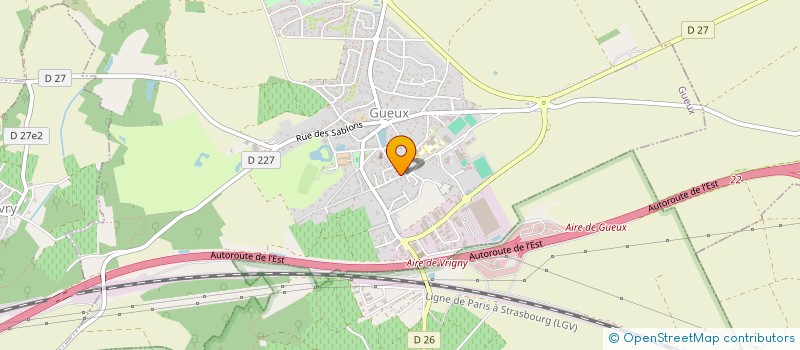 localisation de l'entreprise HYDROGENE  GUEUX