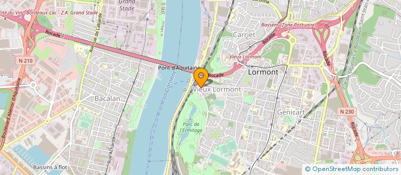 localisation de l'entreprise HYDROGENE DE FRANCE à BLANQUEFORT