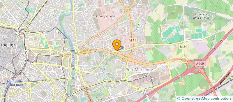 localisation de l'entreprise HYDROGENELEC à MONTPELLIER