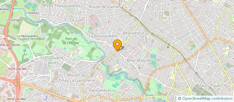 localisation de l'entreprise HYDROGEOL CONSULTING à SAINT-HERBLAIN