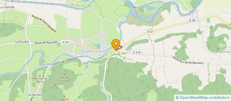 localisation de l'entreprise HYDROGER  POINTIS-INARD