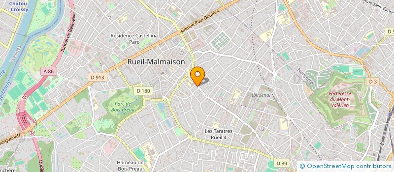 localisation de l'entreprise HYDROGOM'TECH à RUEIL-MALMAISON