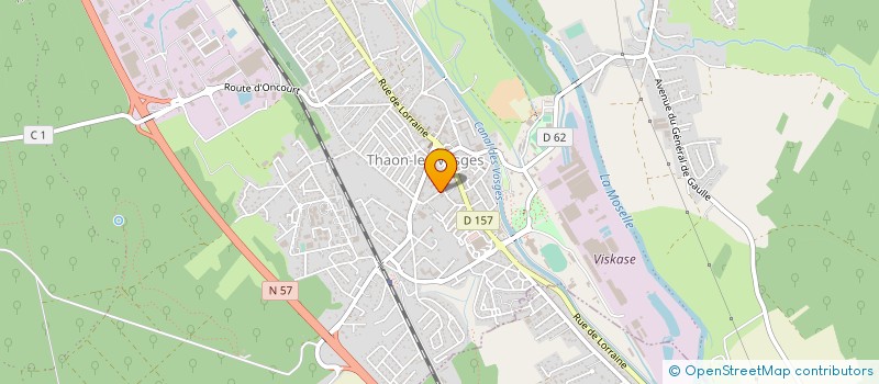 localisation de l'entreprise HYDROJOULE  THAON-LES-VOSGES