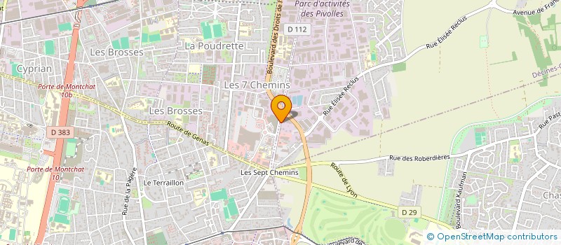localisation de l'entreprise HYDROLA à DECINES-CHARPIEU