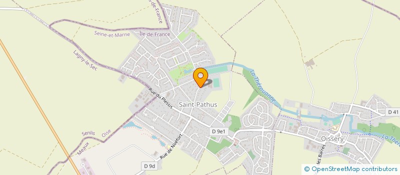 localisation de l'entreprise HYDROLEC à SAINT-PATHUS