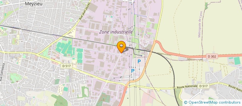 localisation de l'entreprise HYDROLIFT  MEYZIEU
