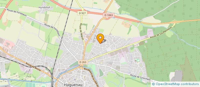 localisation de l'entreprise HYDROLIS à HAGUENAU