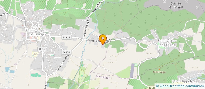 localisation de l'entreprise HYDROLUX à UZES
