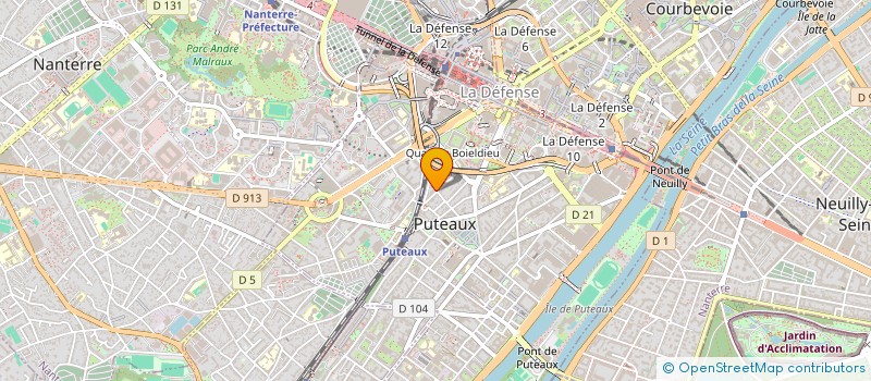 localisation de l'entreprise HYDROMECA à PUTEAUX