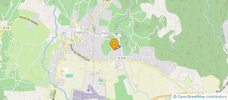 localisation de l'entreprise HYDROMECA 83  TOURRETTES