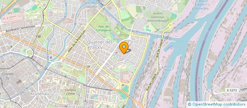 localisation de l'entreprise HYDROMEL à STRASBOURG