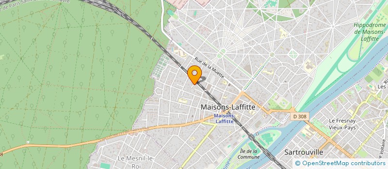 localisation de l'entreprise HYDROMEL  MAISONS-LAFFITTE