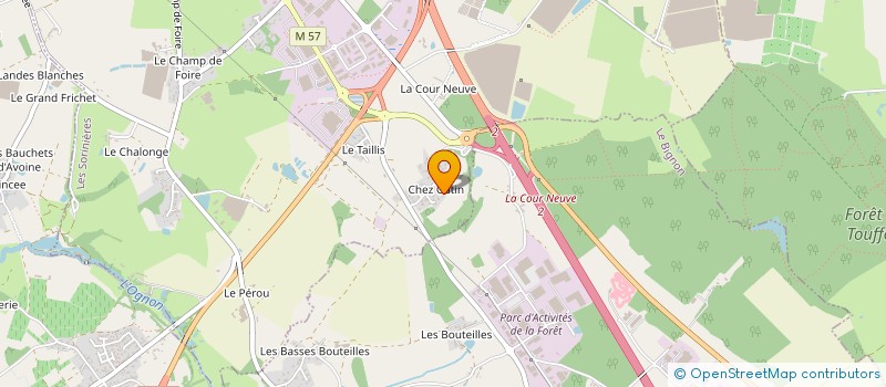 localisation de l'entreprise HYDROMEL à LES SORINIERES