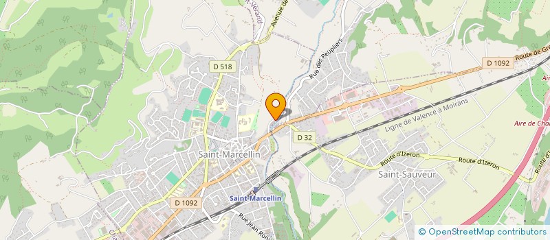 localisation de l'entreprise HYDROMELLERIE ST ANTOINE  SAINT-MARCELLIN