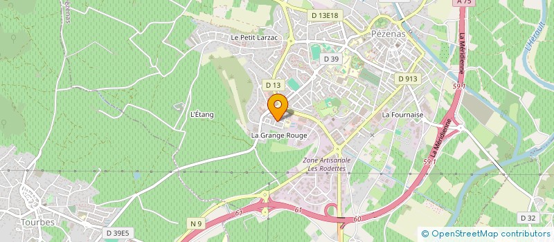 localisation de l'entreprise HYDROMONDO à PEZENAS