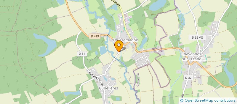 localisation de l'entreprise HYDROMONTBELIARD à FOUSSEMAGNE