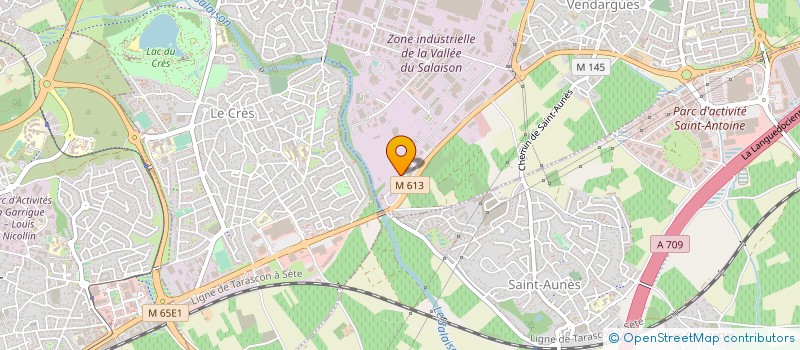 localisation de l'entreprise HYDROMOTORS à VENDARGUES