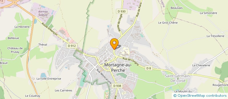 localisation de l'entreprise HYDRONIC à MORTAGNE-AU-PERCHE
