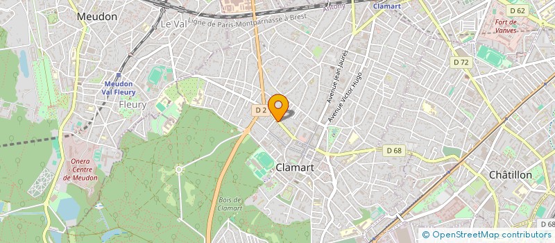 localisation de l'entreprise HYDROPHOT à CLAMART