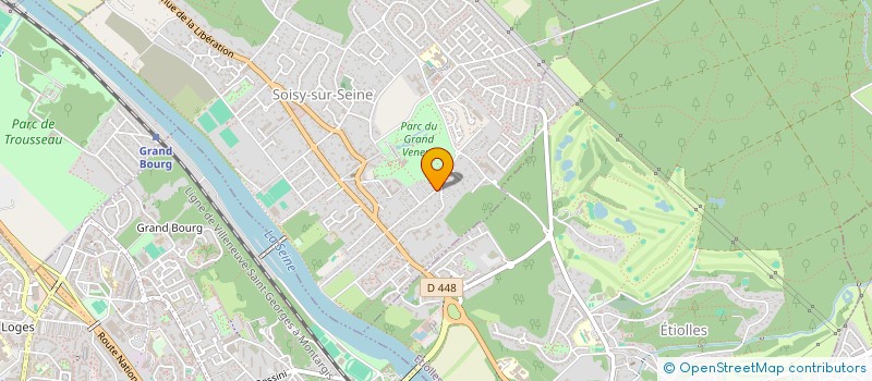 localisation de l'entreprise HYDROSAN à SOISY-SUR-SEINE