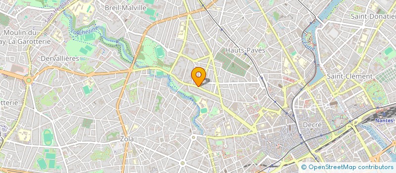 localisation de l'entreprise HYDROSITE à NANTES
