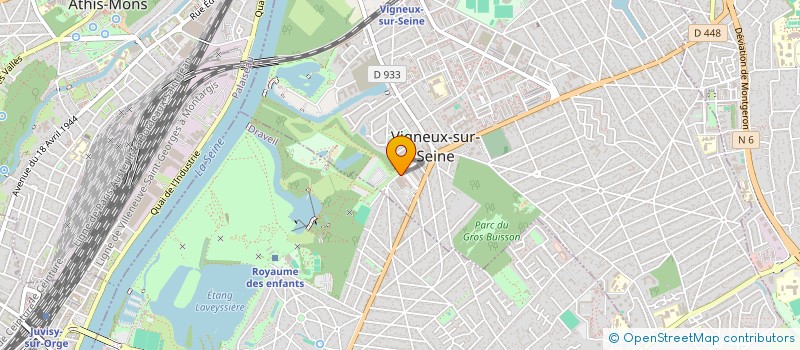 localisation de l'entreprise HYDROSOLUS à VIGNEUX-SUR-SEINE