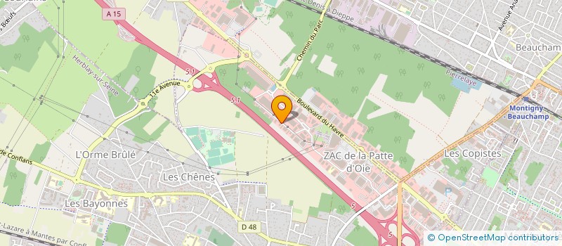 localisation de l'entreprise HYDROSPACE à HERBLAY-SUR-SEINE