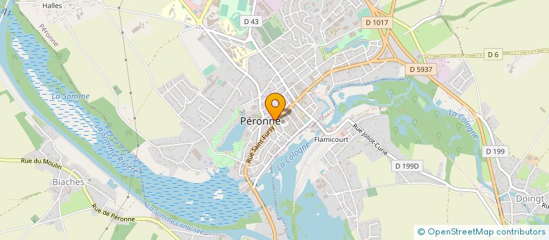 localisation de l'entreprise HYDROSTAR  PERONNE