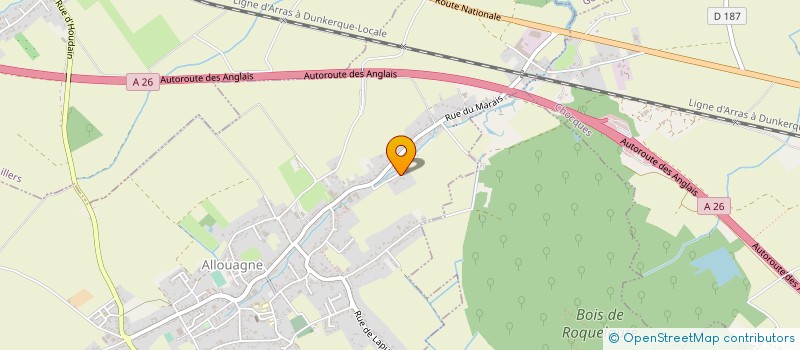 localisation de l'entreprise HYDROSTOP  ALLOUAGNE