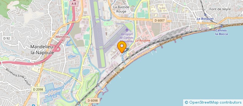 localisation de l'entreprise HYDROTEC SERVICES à CANNES