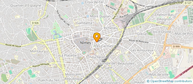 localisation de l'entreprise HYDROTECH à NIMES