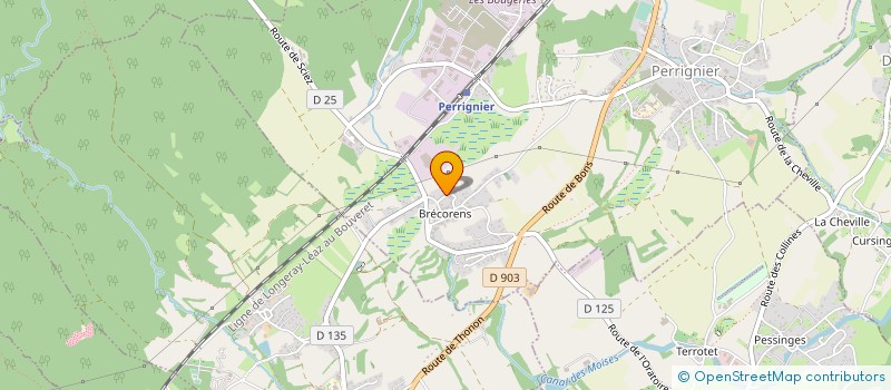 localisation de l'entreprise HYDROTECH LEMAN  PERRIGNIER