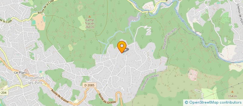 localisation de l'entreprise HYDROTHERMS  ROQUEFORT-LES-PINS