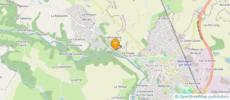 localisation de l'entreprise HYDROTHOUET  MORTAGNE-SUR-SEVRE