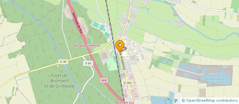 localisation de l'entreprise HYDROTOP SECOURS  BRUMATH