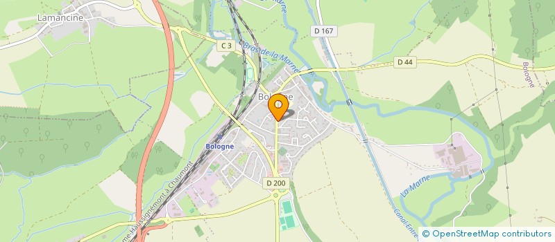 localisation de l'entreprise HYDROVAL à BOLOGNE