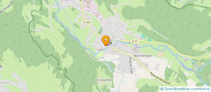 localisation de l'entreprise HYDROWATT VOSGES  GRANGES-AUMONTZEY